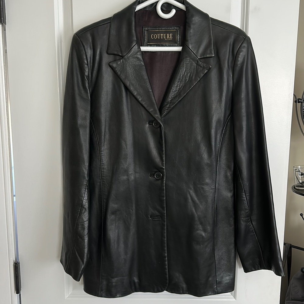 Black Leather Jacket for Women